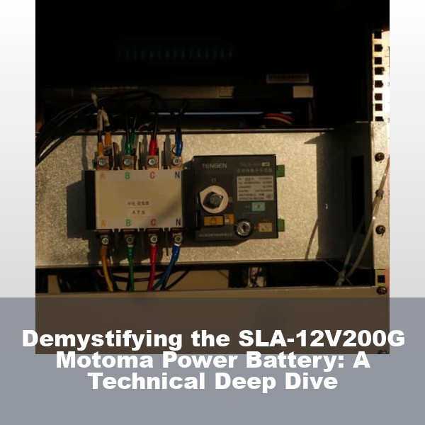 Demystifying the SLA-12V200G Motoma Power Battery: A Technical Deep Dive